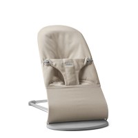 Little Pea BabyBjorn Bouncer Bliss-beige-woven melange